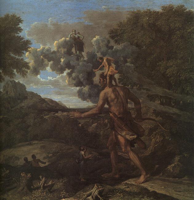 Nicolas Poussin Blind Orion Searching for the Rising Sun Sweden oil painting art